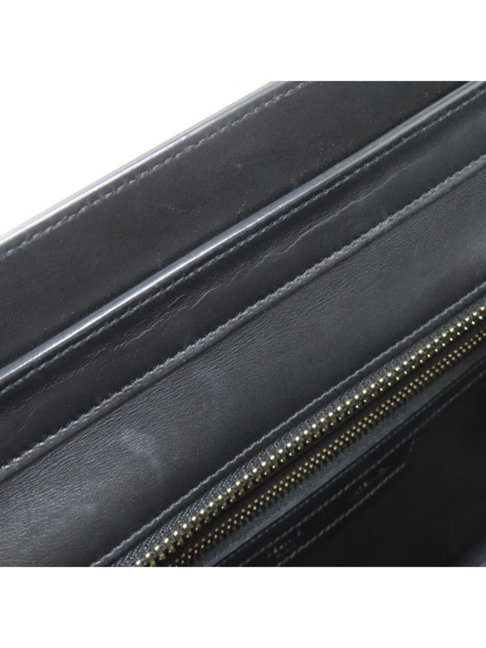 Celine Luggage Micro Handbag Leather Canvas - Picture 9 of 15